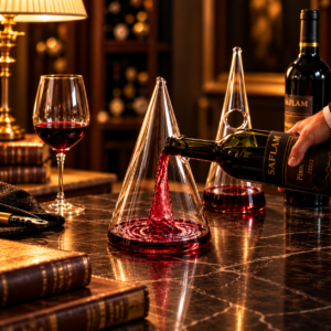 Carafe à vin triangulaire