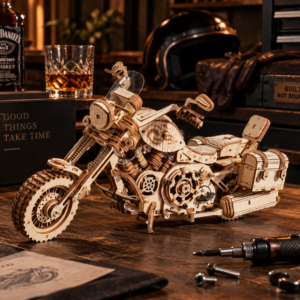 Maquette en bois 3D Moto DIY