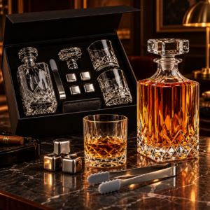 Le Grand Soir — Coffret whisky avec carafe et accessoires
