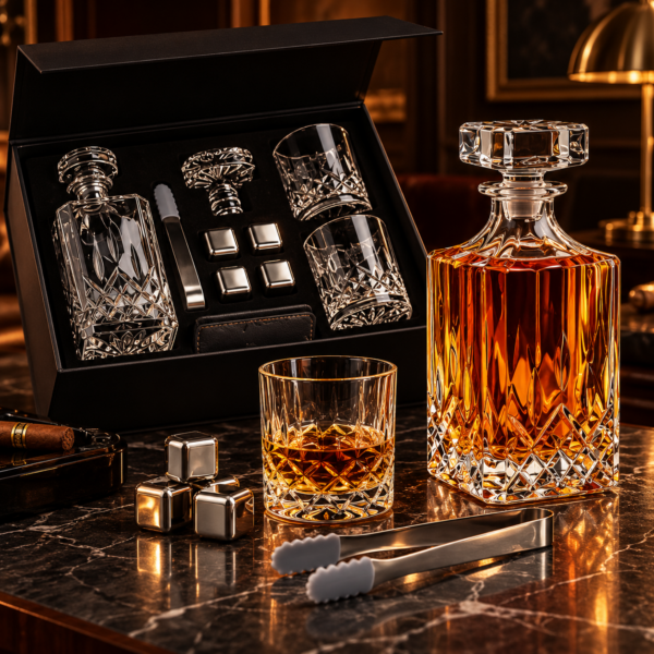 Le Grand Soir — Coffret whisky avec carafe et accessoires