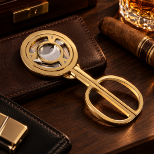 Le Tranchant — Coupe-cigare ciseaux doré